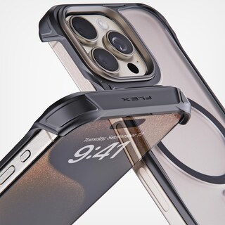 Foto 7 | Funda Para Teléfono Rebel Iphone 15 Pro Max Clear Frosted Flex De 6.7 Pulgadas - Venta Internacional.