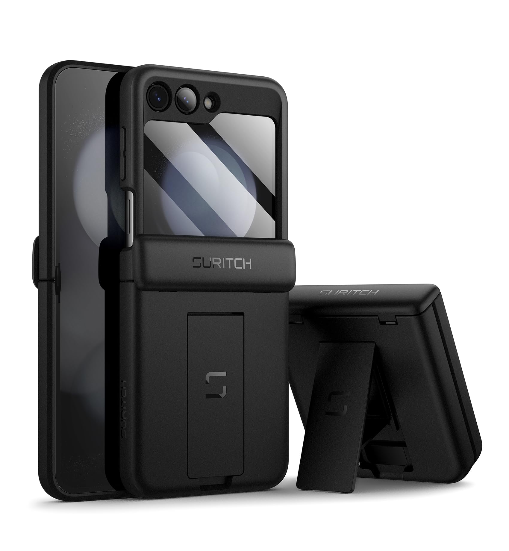 Foto 2 pulgar | Funda Suritch Para Samsung Galaxy Z Flip 5 Con Protector De Pantalla - Venta Internacional.