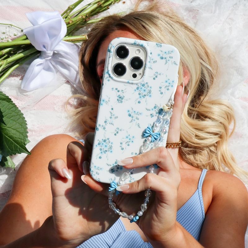 Foto 3 pulgar | Funda De Teléfono Velvet Caviar Para Iphone 16 Pro Cute Coquette Blue - Venta Internacional.