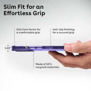Foto 4 | Funda Para Teléfono Casetify Compact Para Iphone 14 Pro Drop, 4 Pies, Azul - Venta Internacional.