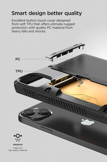Foto 4 | Funda De Teléfono Vrs Design Damda Glide Pro Para Iphone 14 Plus - Venta Internacional.