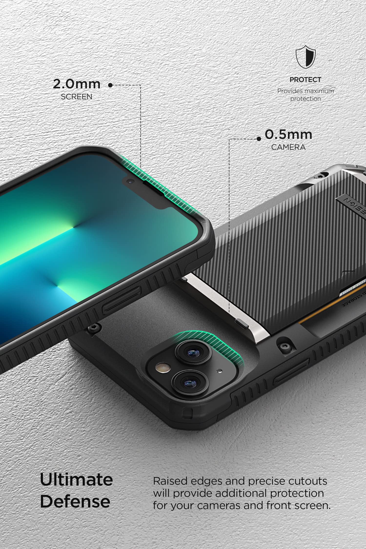 Foto 7 pulgar | Funda De Teléfono Vrs Design Damda Glide Pro Para Iphone 14 Plus - Venta Internacional.