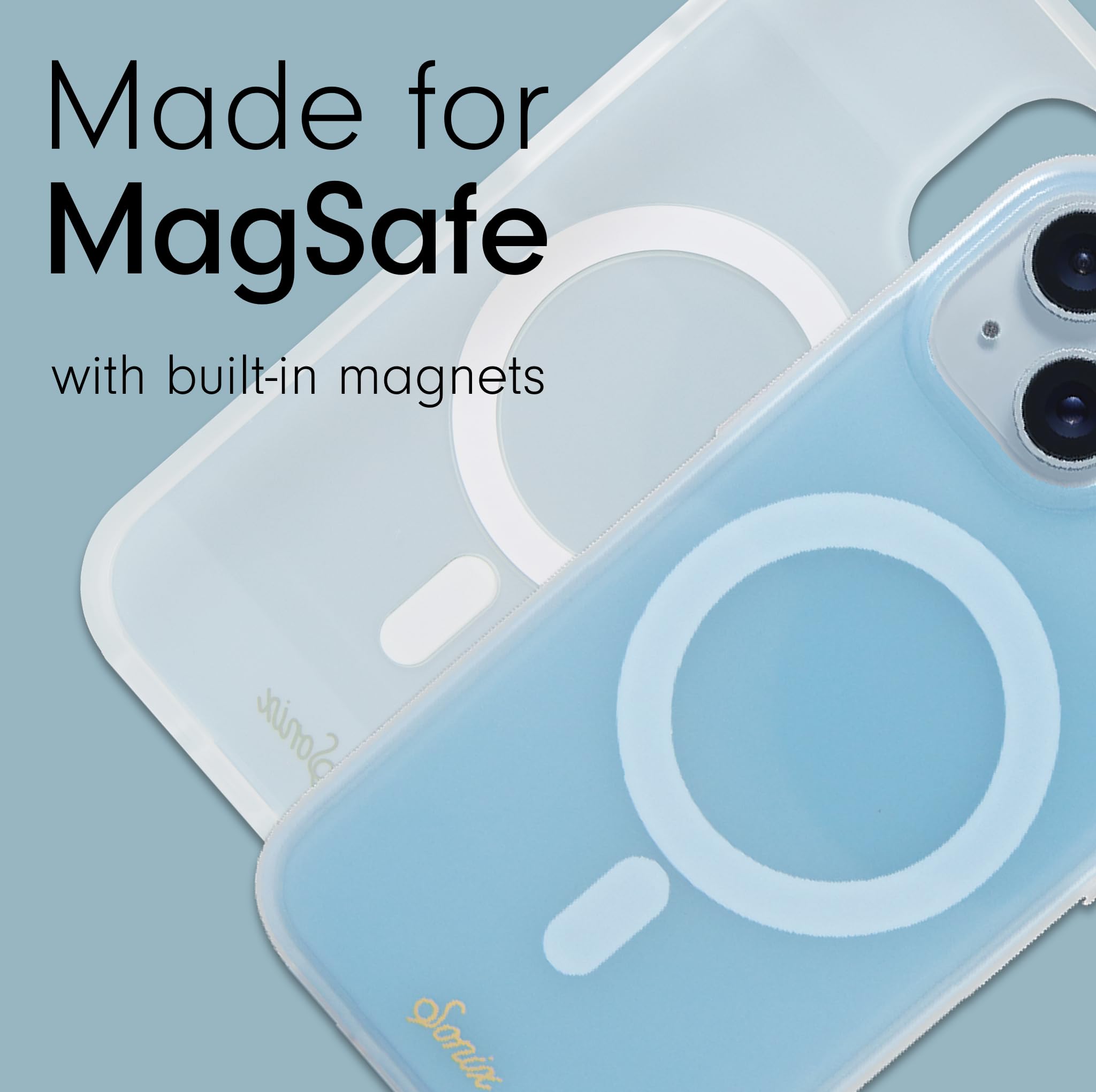 Foto 4 pulgar | Funda De Teléfono Sonix Jelly Sky Blue Para Iphone 15/14/13 Con Magsafe - Venta Internacional.