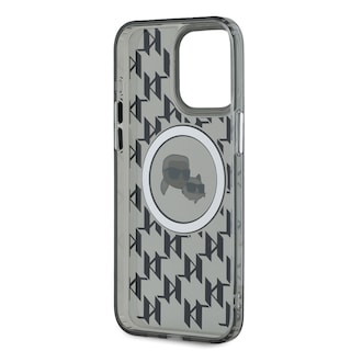 Foto 7 | Funda Karl Monograma Cara K&c Para Iphone 15 Pro Max - Negro