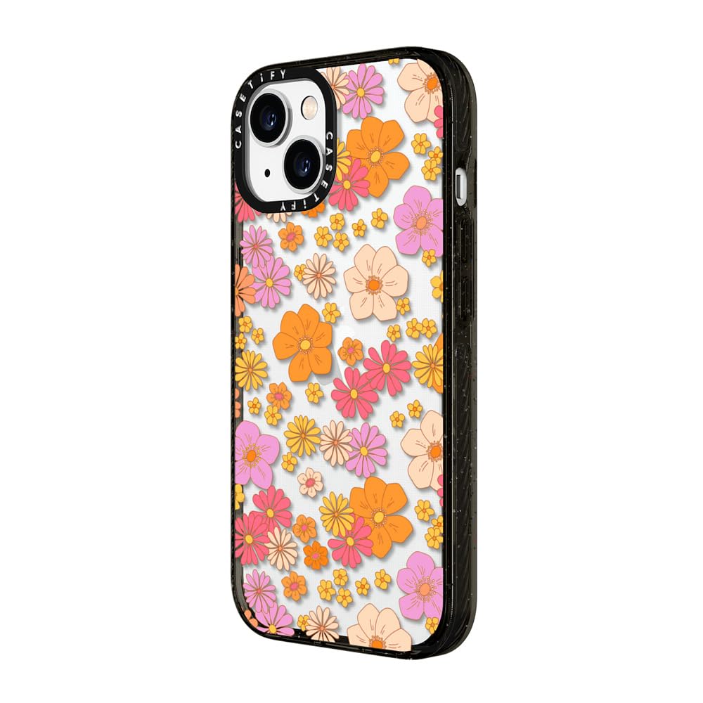 Foto 7 pulgar | Funda Para Teléfono Casetify Impact Iphone 15 Con Estampado De Flores Transparente - Venta Internacional.