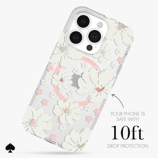 Foto 3 | Funda De Teléfono Kate Spade New York Classic Peony Para Iphone 15 Pro - Venta Internacional.