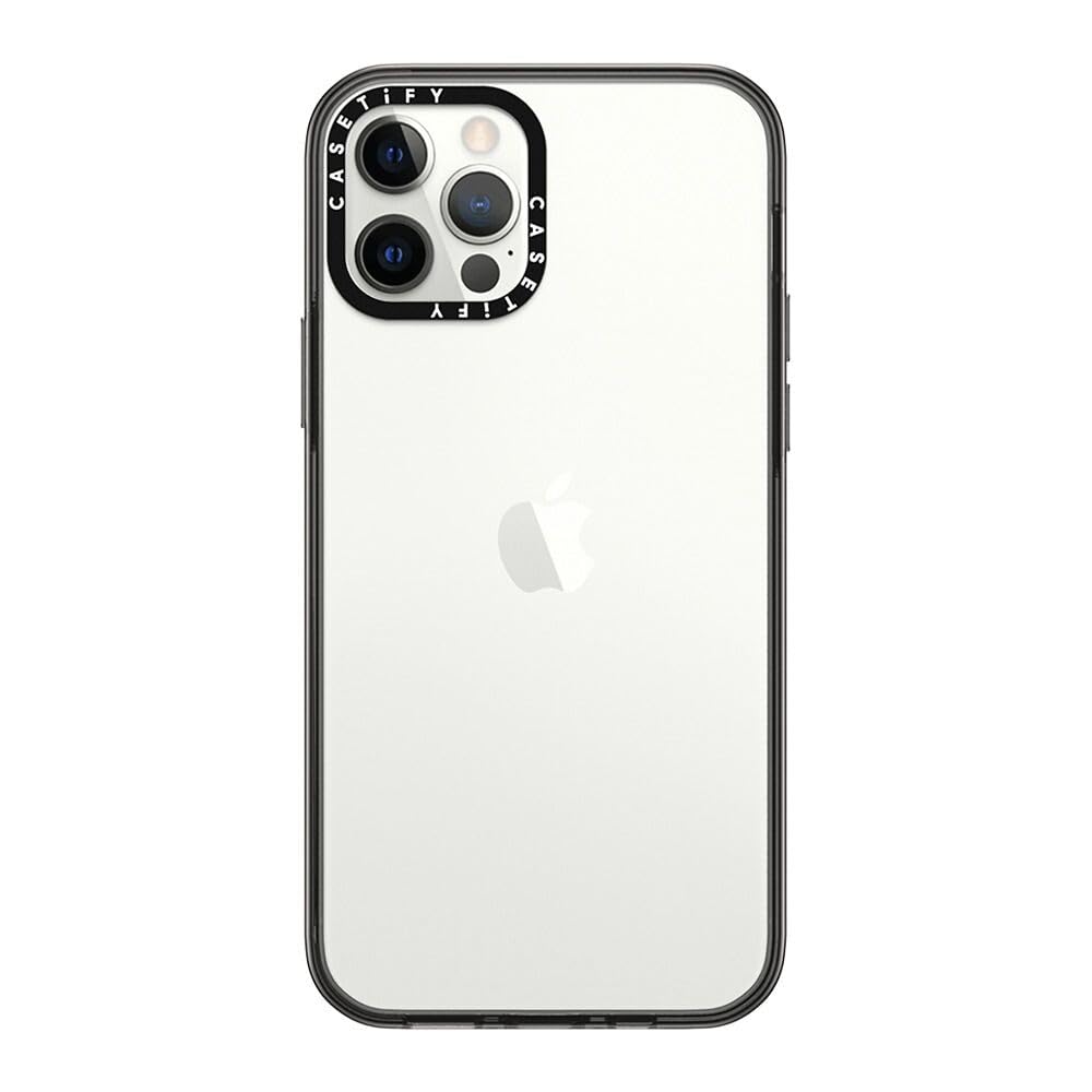 Foto 1 | Funda De Teléfono Casetify Compact Para Iphone 12/12 Pro - Negro Transparente - Venta Internacional.