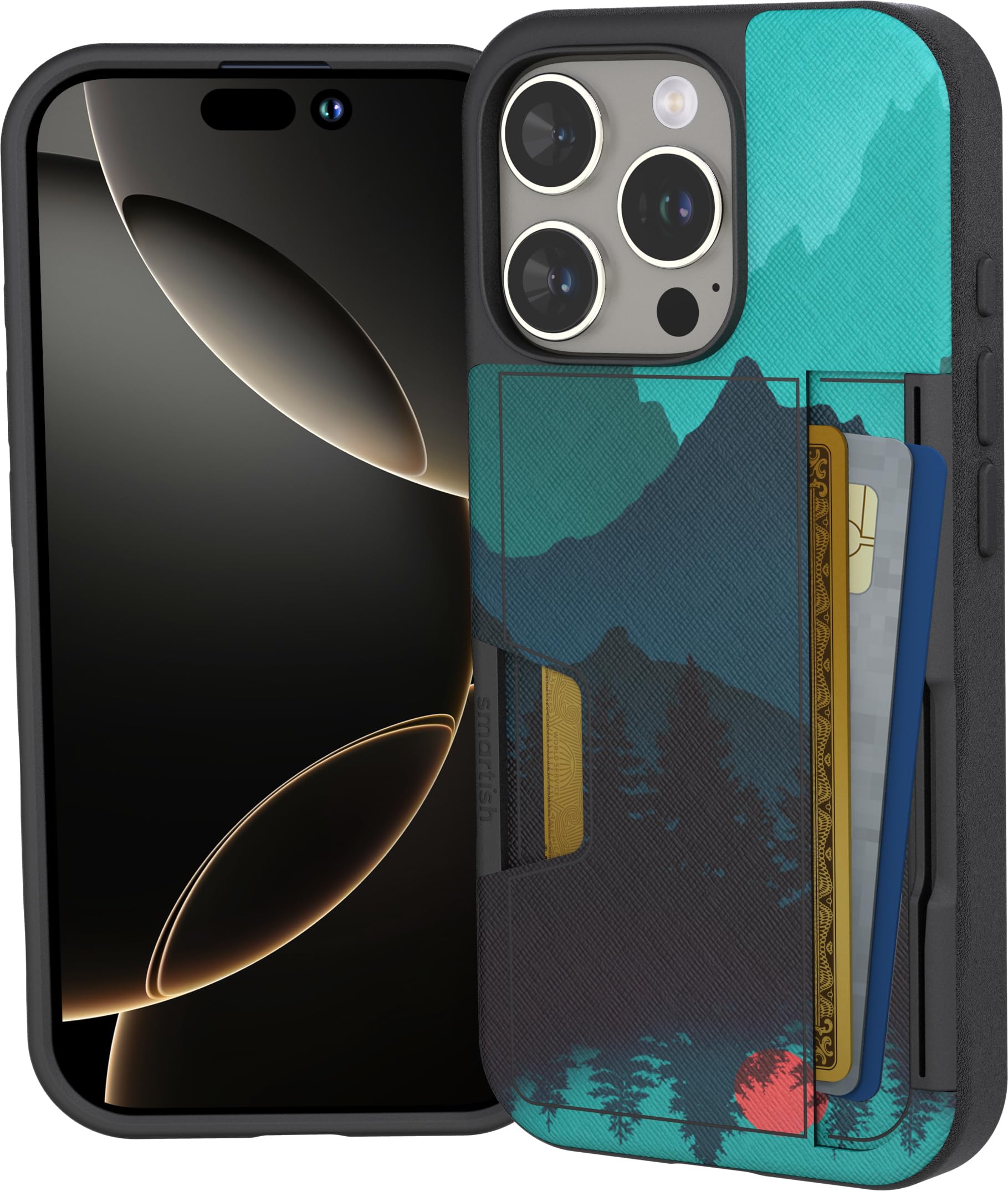 Foto 2 pulgar | Funda Tipo Cartera Smartish  Para Iphone 16 Pro Wallet Slayer Vol. 2 - Venta Internacional.