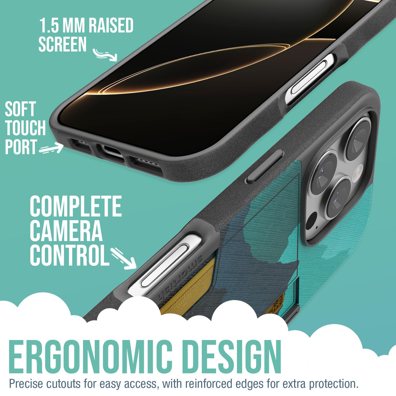 Foto 4 pulgar | Funda Tipo Cartera Smartish  Para Iphone 16 Pro Wallet Slayer Vol. 2 - Venta Internacional.
