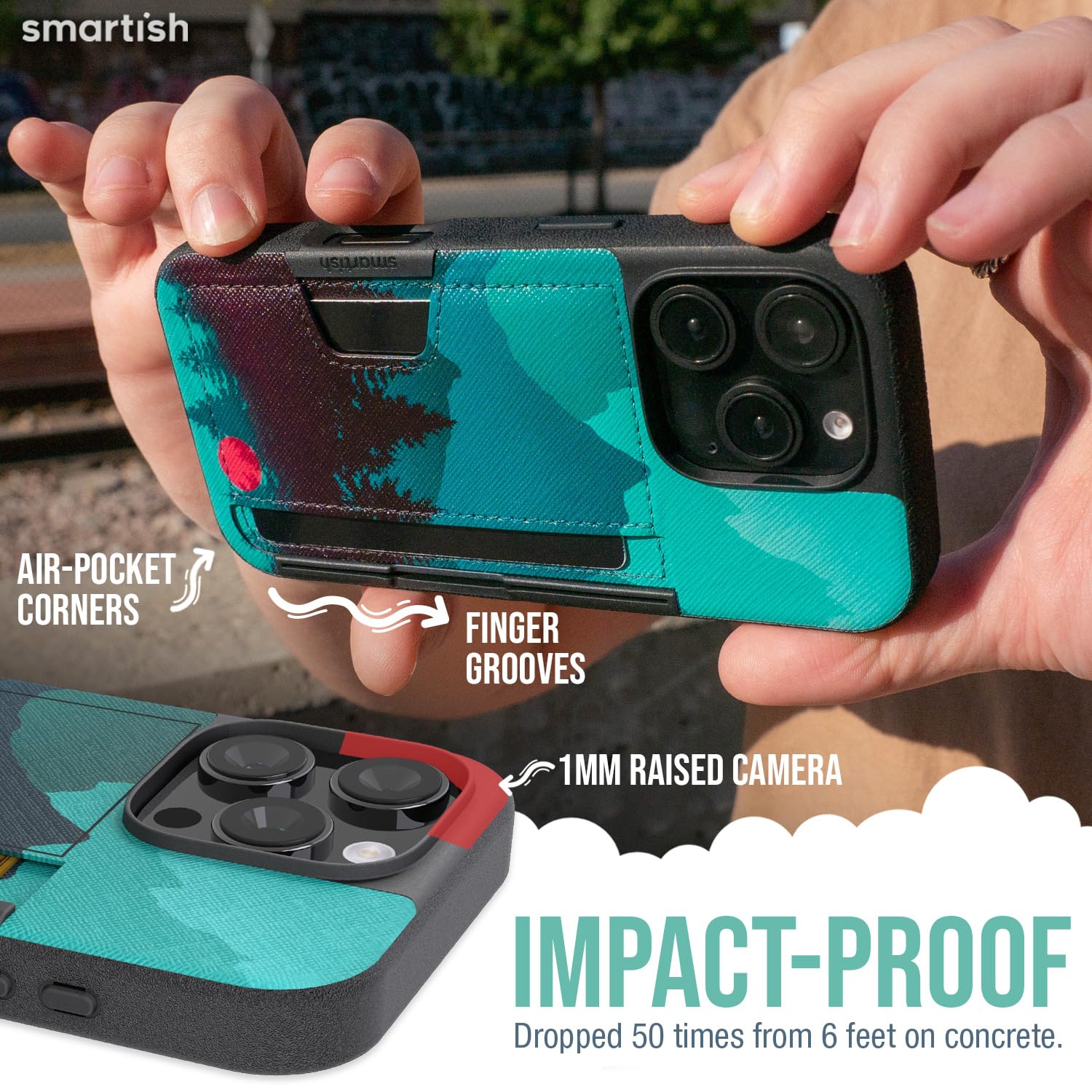 Foto 5 pulgar | Funda Tipo Cartera Smartish  Para Iphone 16 Pro Wallet Slayer Vol. 2 - Venta Internacional.