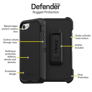 Foto 6 | Funda Otterbox Defender Series Para Iphone Se (3.ª Y 2.ª Generación) Y 8/7 - Venta Internacional.