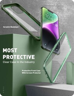 Foto 3 | Funda De Teléfono I-blason Ares Series Para Iphone 14/13 De 6.1 Pulgadas, Color Verde - Venta Internacional.