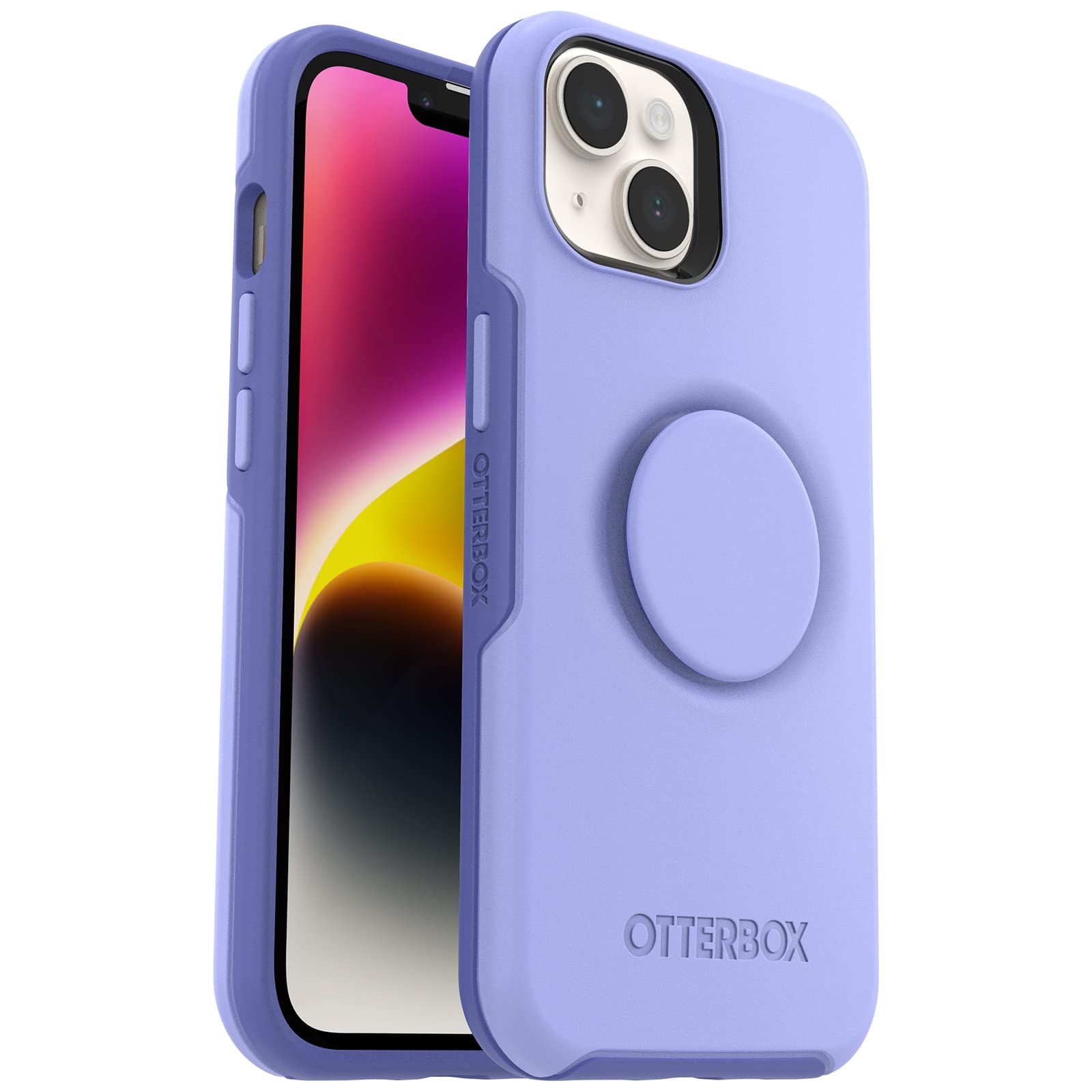 Foto 2 pulgar | Funda Otterbox Para Iphone 14 Plus Otter + Pop Symmetry Periwink - Venta Internacional.