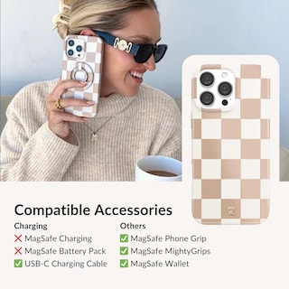 Foto 2 | Funda De Teléfono Velvet Caviar Para Iphone 16 Pro Flowers Purple - Venta Internacional.