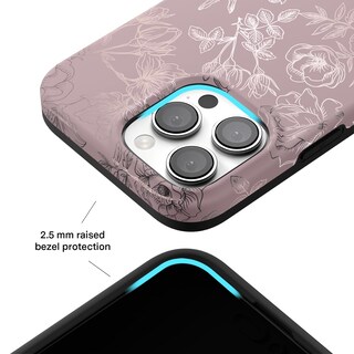 Foto 3 | Funda De Teléfono Velvet Caviar Para Iphone 16 Pro Flowers Purple - Venta Internacional.