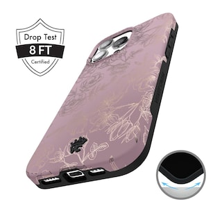 Foto 4 | Funda De Teléfono Velvet Caviar Para Iphone 16 Pro Flowers Purple - Venta Internacional.