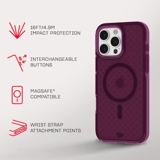 Foto 4 | Funda De Teléfono Tech21 Evocheck Para Iphone 16 Pro Max Con Magsafe - Venta Internacional.