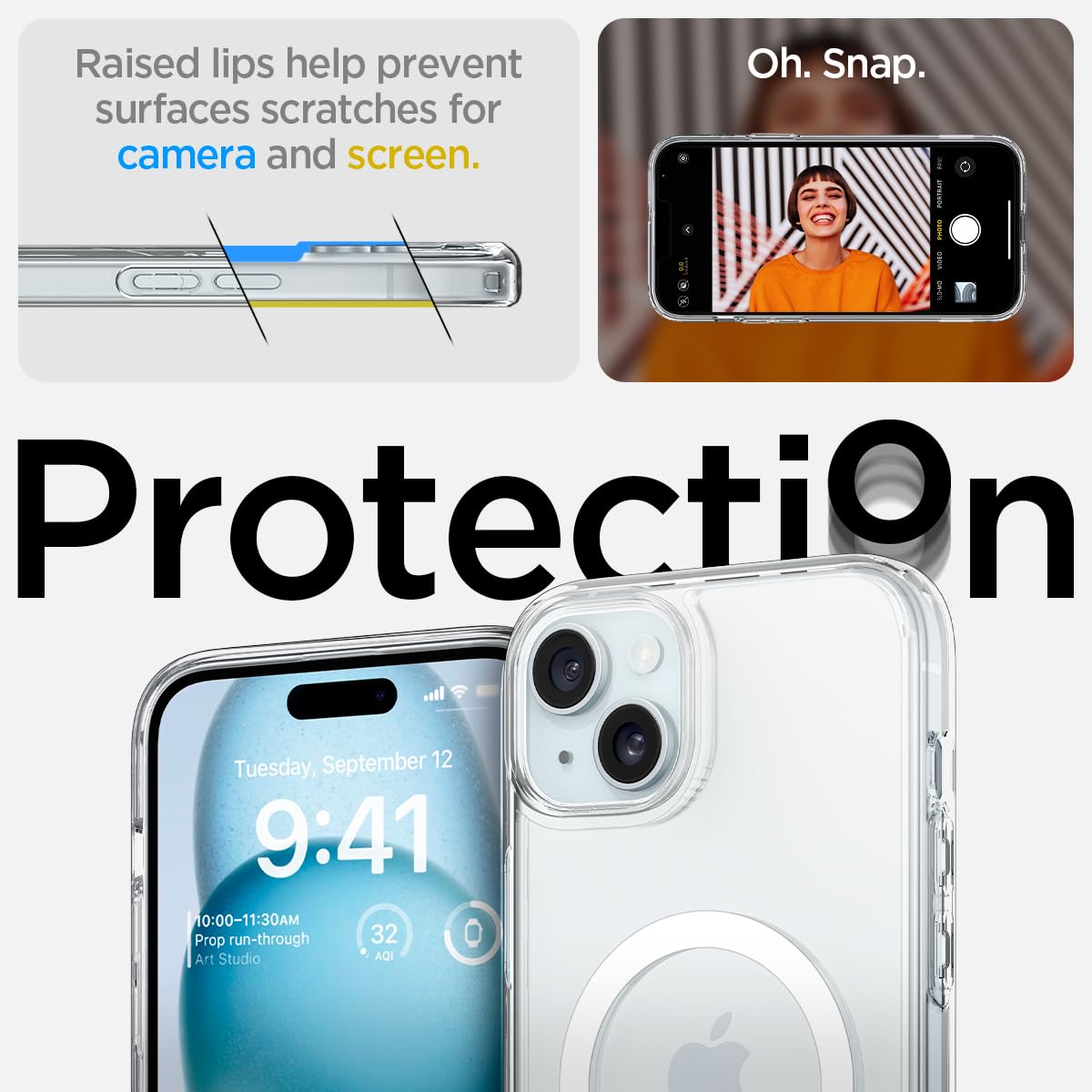 Foto 6 pulgar | Funda De Teléfono Spigen Ultra Hybrid S Magfit Para Iphone 15 - Venta Internacional.