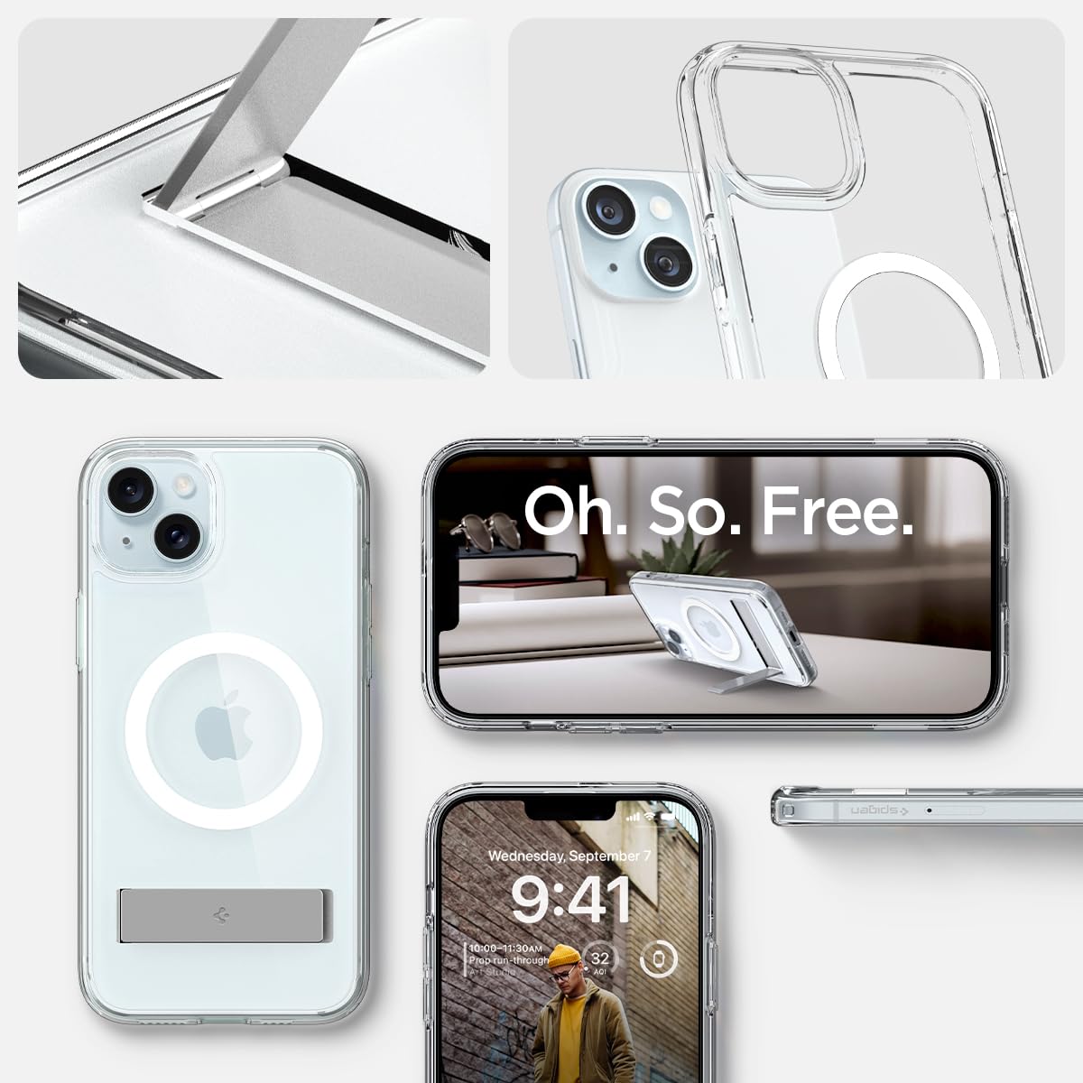 Foto 8 pulgar | Funda De Teléfono Spigen Ultra Hybrid S Magfit Para Iphone 15 - Venta Internacional.