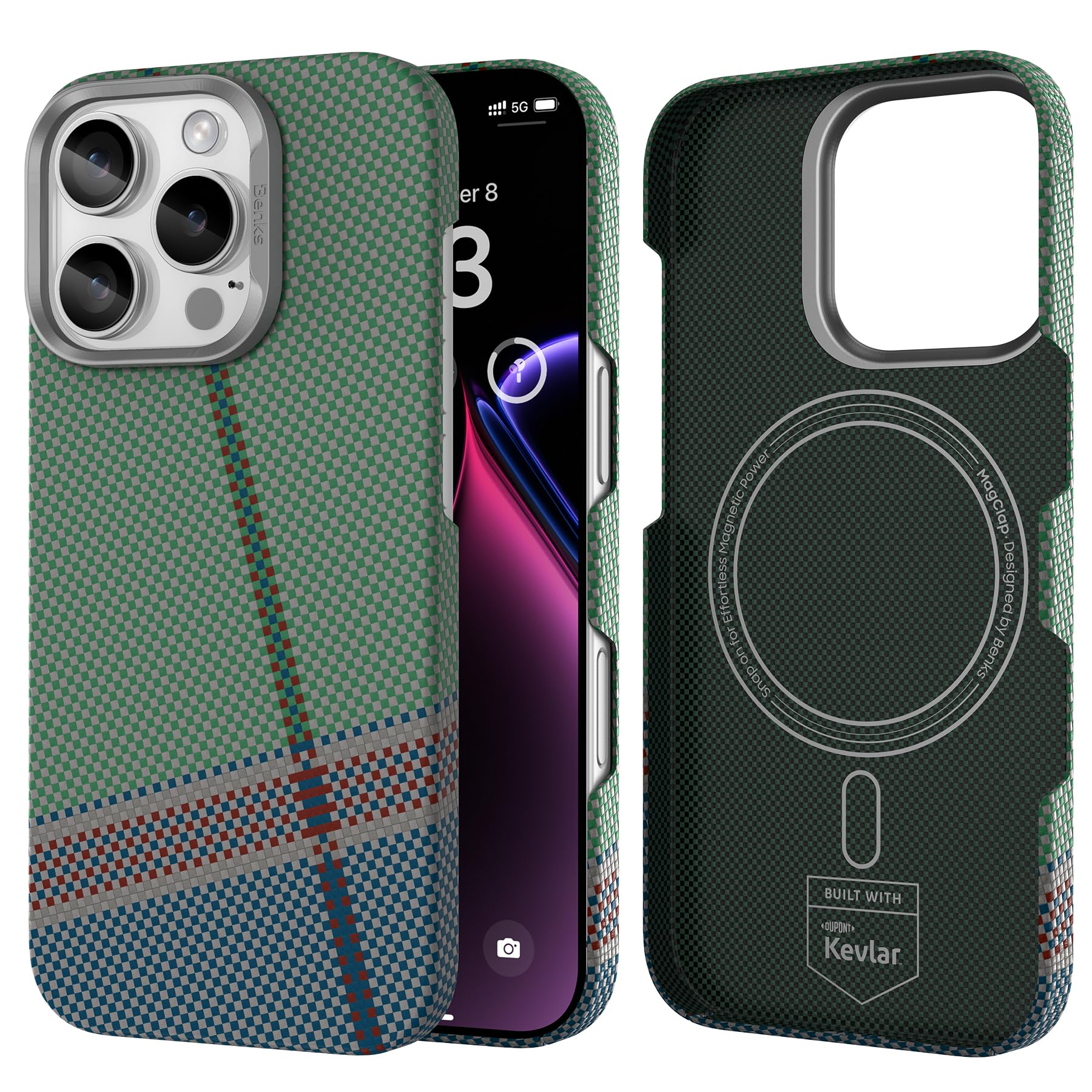 Funda Benks Passiongreen Armorair Para Iphone 16 Pro Con Magsafe - Venta Internacional.