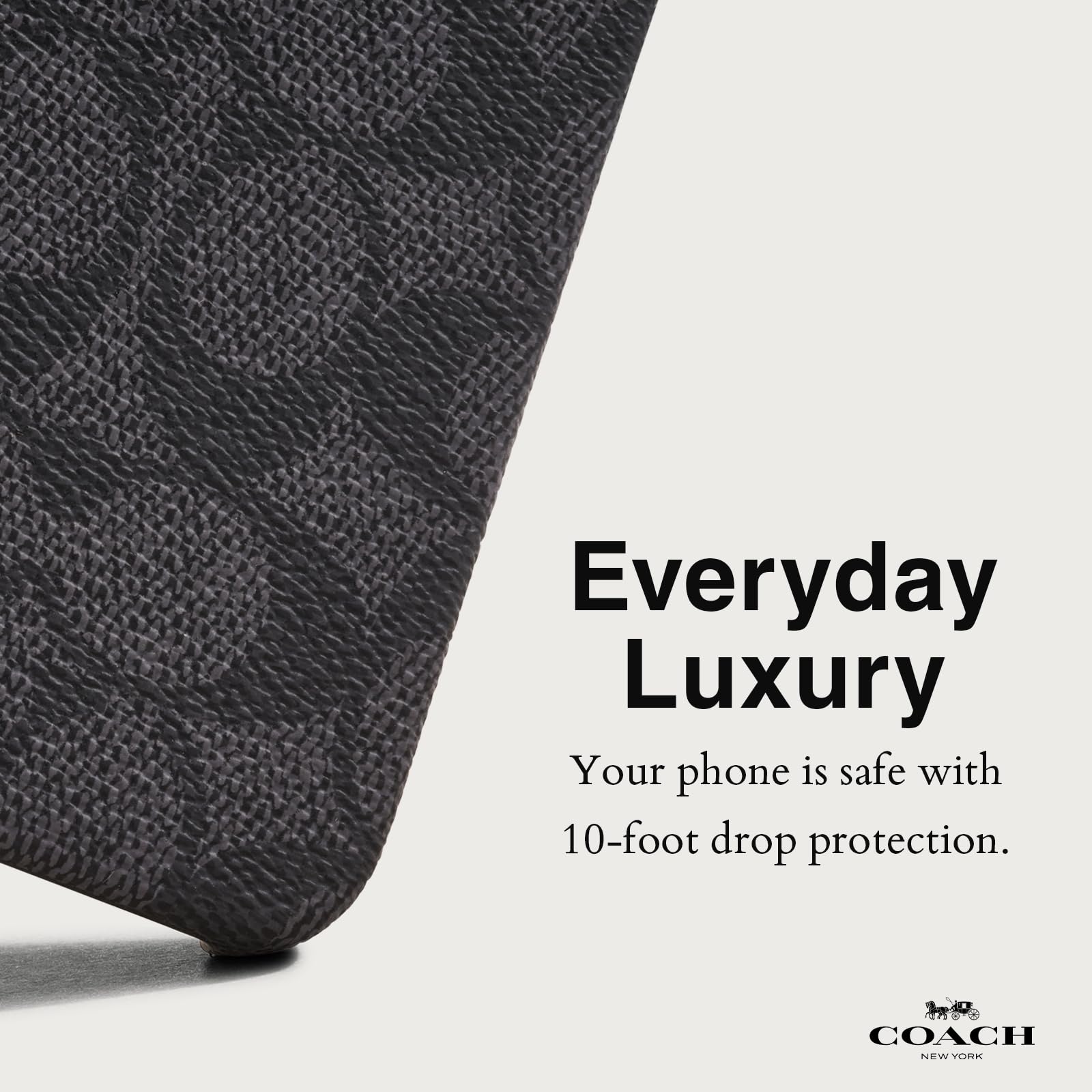 Foto 4 pulgar | Funda De Teléfono Coach Signature Canvas Para Iphone 15 Pro Max - Venta Internacional.