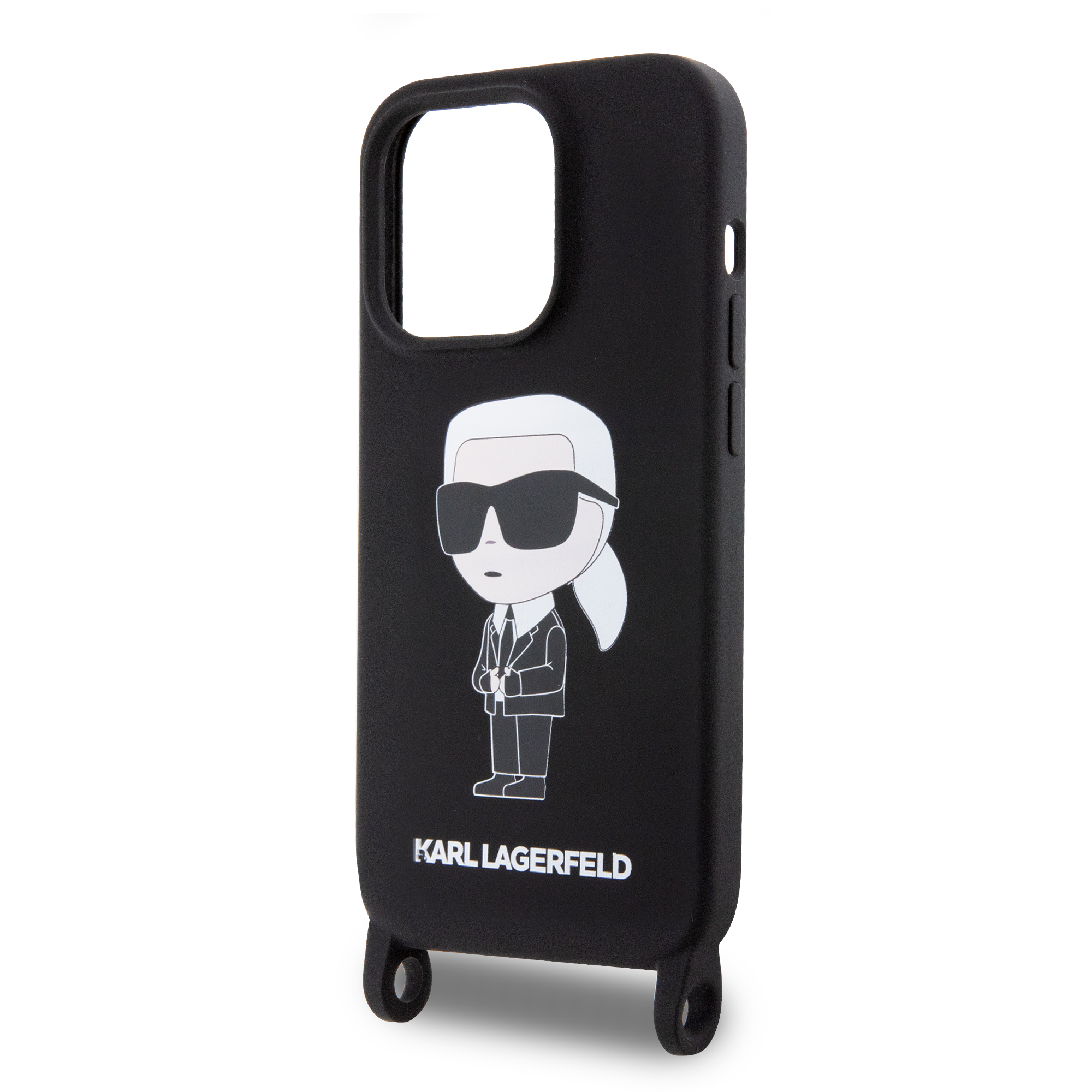 Foto 6 pulgar | Funda Karl Crossbody Negro Para Iphone 15 Pro