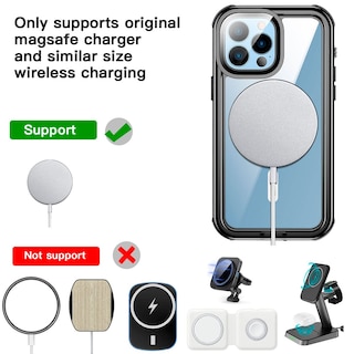 Foto 6 | Funda Impermeable Aicase Para Iphone 13 Pro Max Con Soporte Magsafe - Venta Internacional.