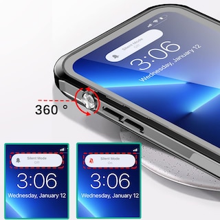 Foto 7 | Funda Impermeable Aicase Para Iphone 13 Pro Max Con Soporte Magsafe - Venta Internacional.