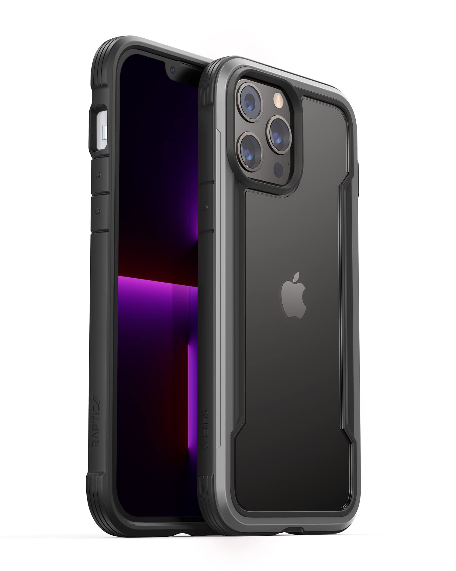 Funda Raptic Shield Para Iphone 13 Pro Max Negra - Venta Internacional.