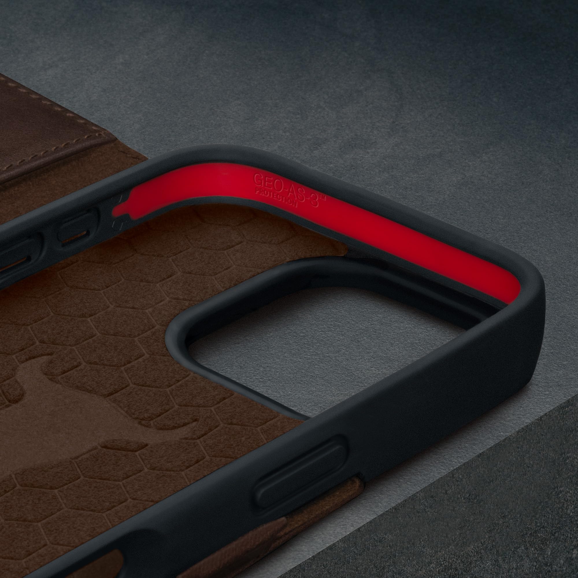 Foto 7 pulgar | Funda Torro Premium Leather Para Iphone 16 Pro 6.3, Color Marrón - Venta Internacional.