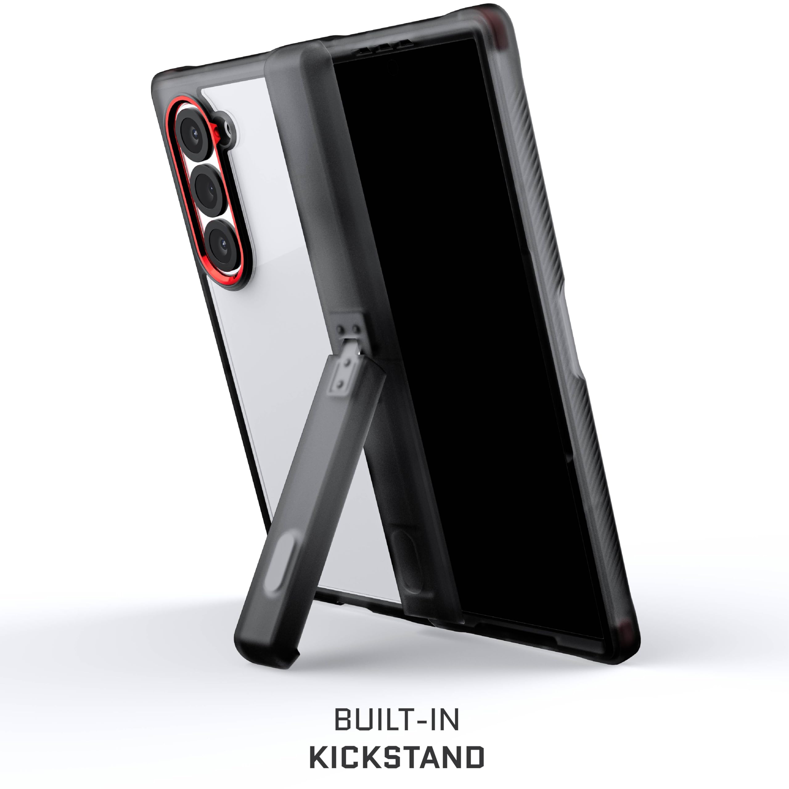 Foto 4 pulgar | Funda Ghostek Covert Clear Para Galaxy Z Fold 6 Con Soporte Ahumado - Venta Internacional.