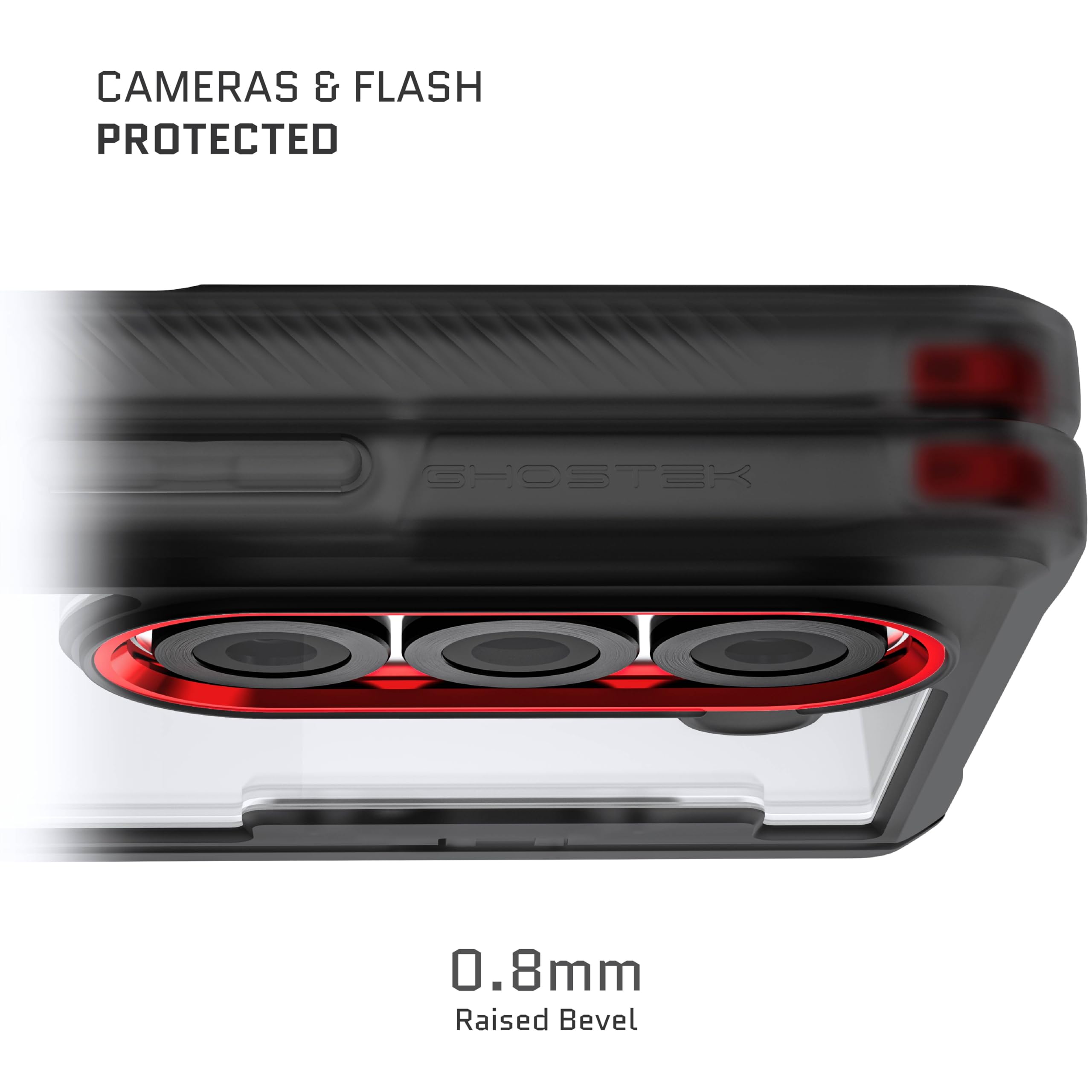 Foto 5 pulgar | Funda Ghostek Covert Clear Para Galaxy Z Fold 6 Con Soporte Ahumado - Venta Internacional.