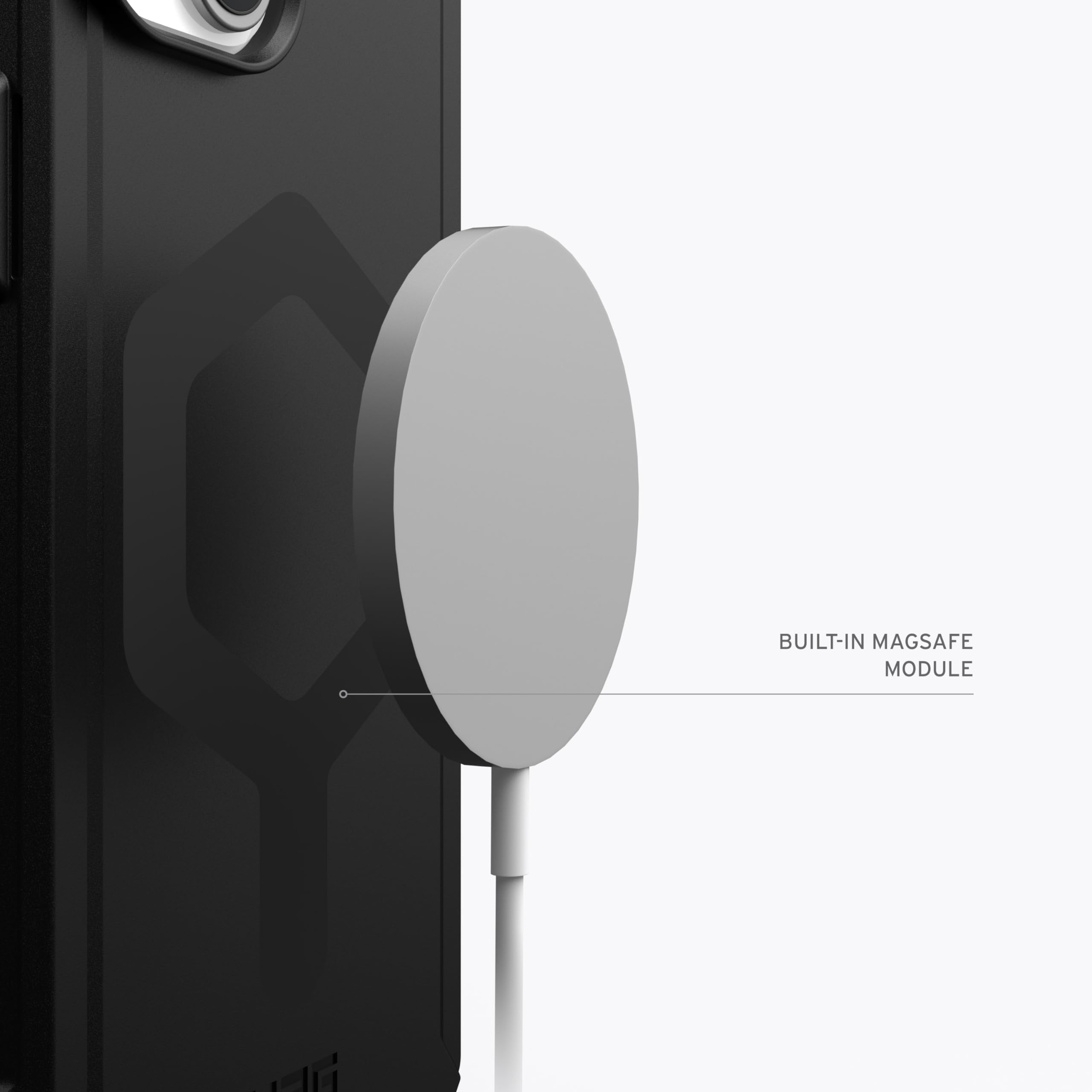 Foto 5 pulgar | Funda Urban Armor Gear Essential Armor Negra Iphone 15 6.1 - Venta Internacional.