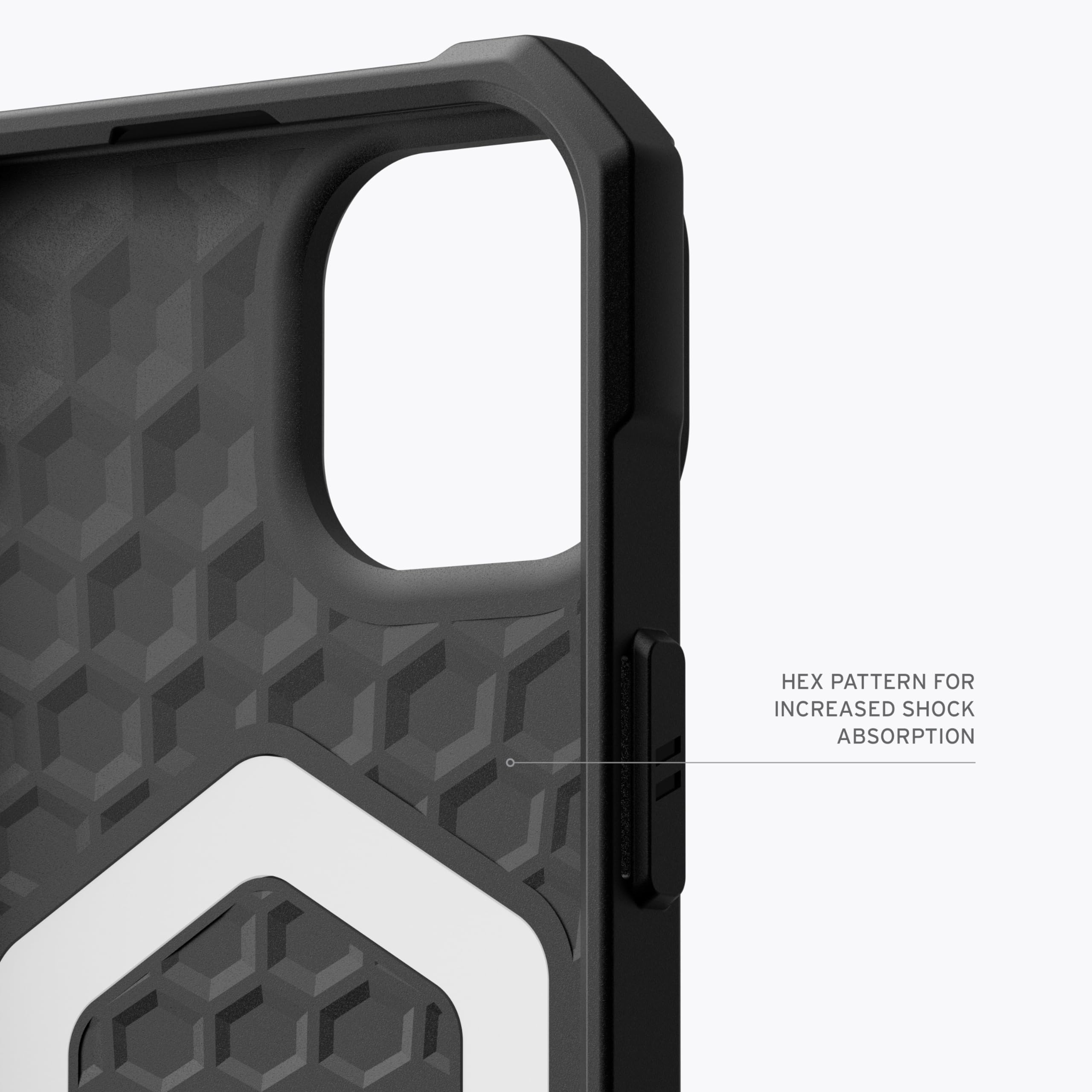 Foto 6 pulgar | Funda Urban Armor Gear Essential Armor Negra Iphone 15 6.1 - Venta Internacional.