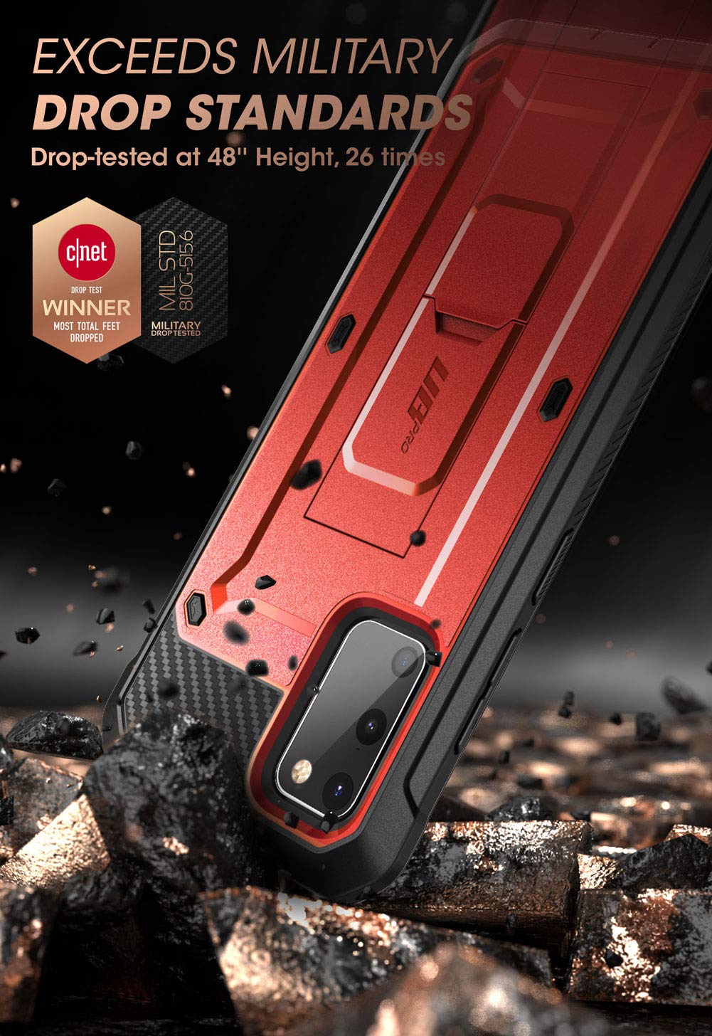 Foto 4 pulgar | Funda Para Teléfono Supcase Unicorn Beetle Pro Samsung S20 Fe 5g - Venta Internacional.