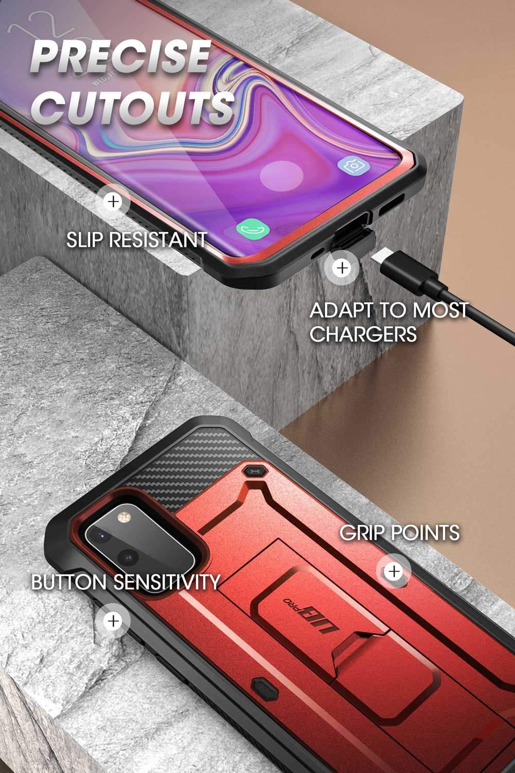 Foto 8 pulgar | Funda Para Teléfono Supcase Unicorn Beetle Pro Samsung S20 Fe 5g - Venta Internacional.