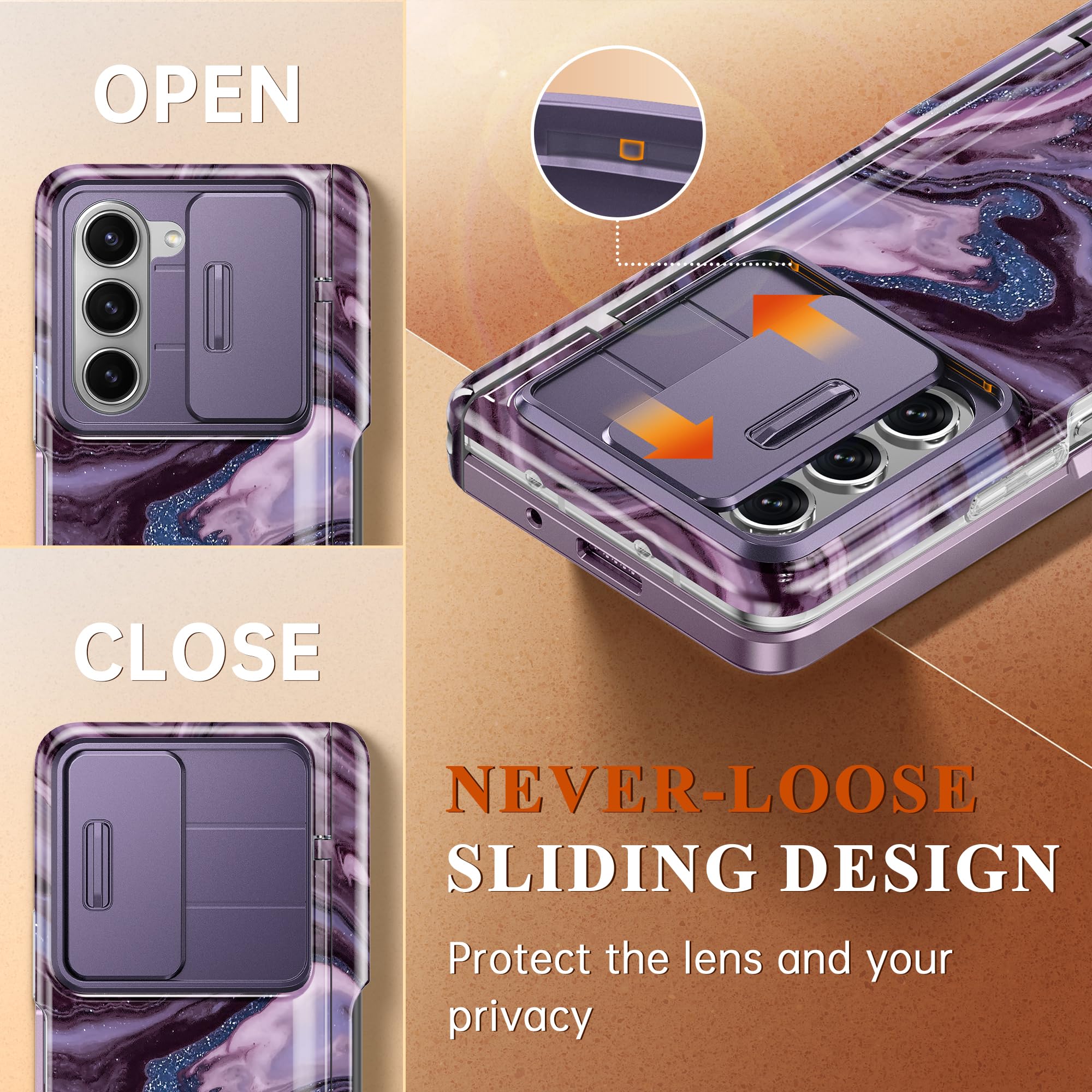 Foto 6 pulgar | Funda De Teléfono Gviewin Para Samsung Galaxy Z Fold 6 Con Soporte Para Bolígrafos - Venta Internacional.