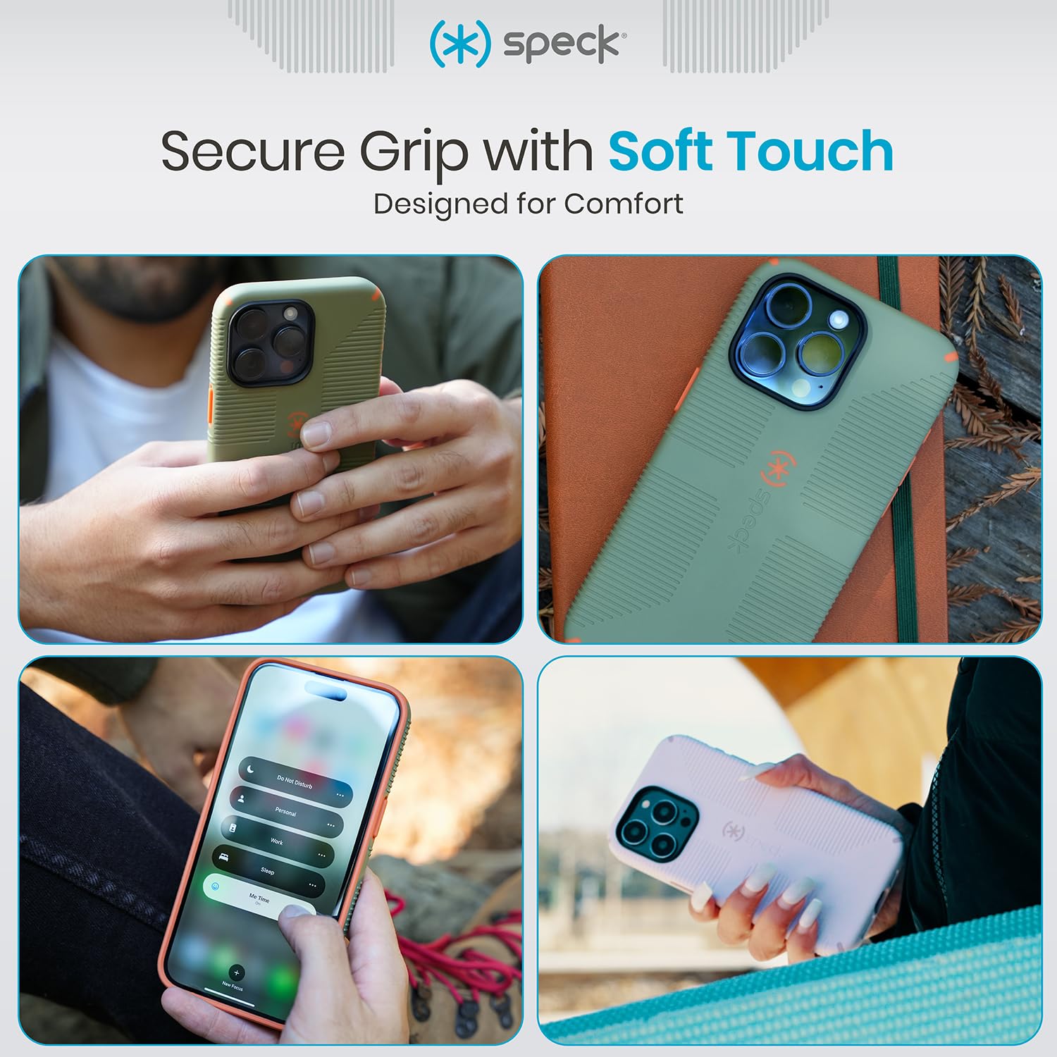 Foto 7 pulgar | Funda De Teléfono Speck Magsafe Grip Blue Para Iphone 15 Plus - Venta Internacional.