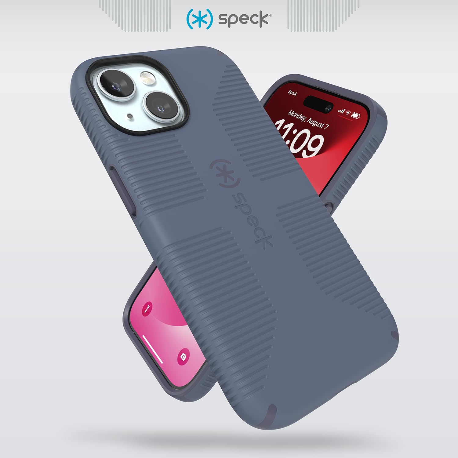 Foto 7 | Funda De Teléfono Speck Magsafe Grip Blue Para Iphone 15 Plus - Venta Internacional.