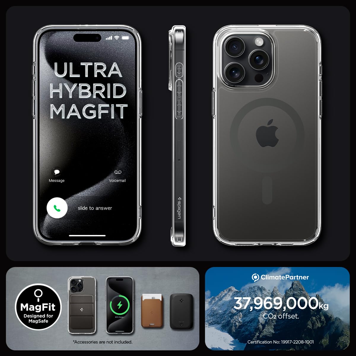 Foto 8 pulgar | Funda Para Teléfono Spigen Ultra Hybrid Magfit Iphone 15 Pro Max - Venta Internacional.