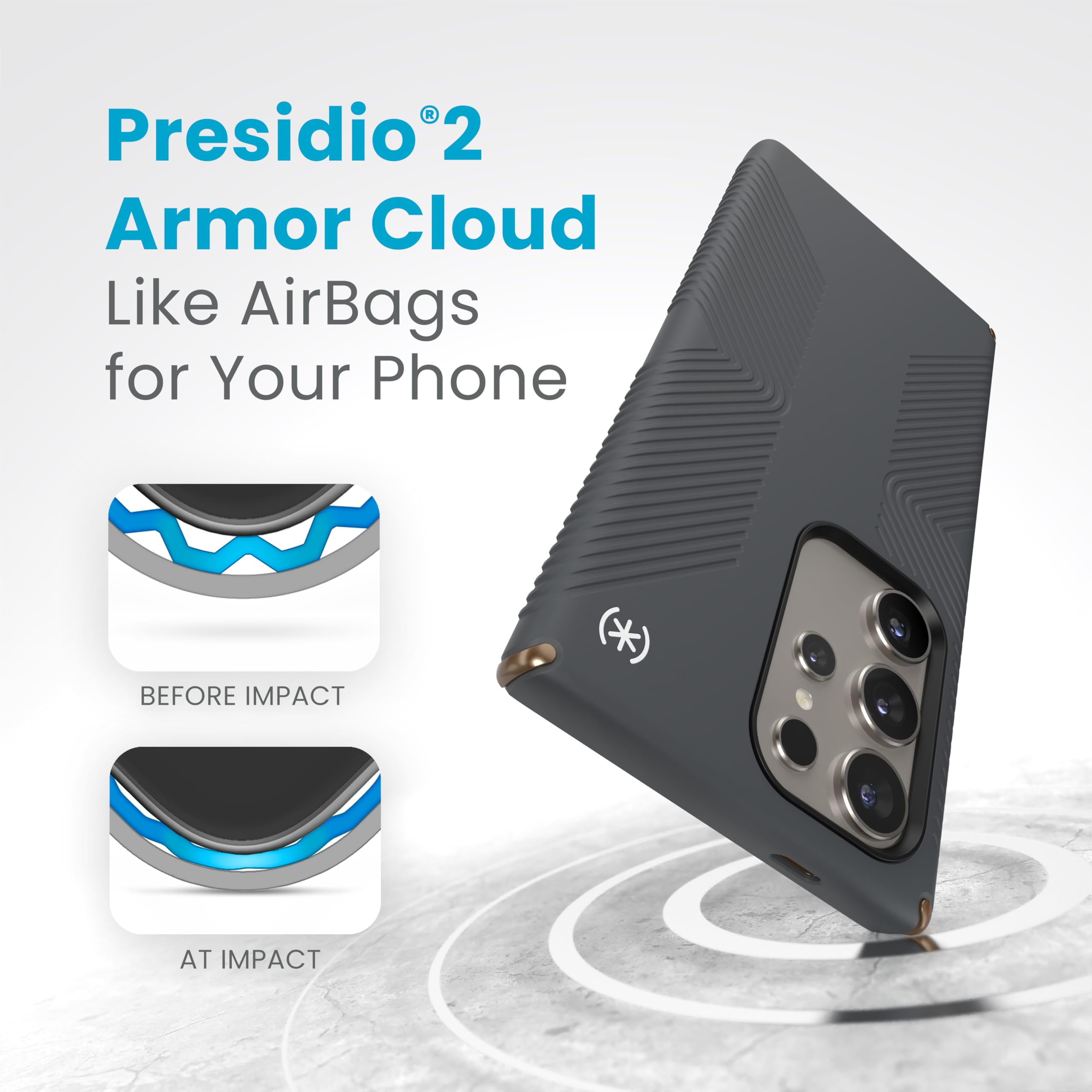 Foto 4 | Funda Speck Presidio 2 Grip Para Samsung Galaxy S24 Ultra - Venta Internacional.