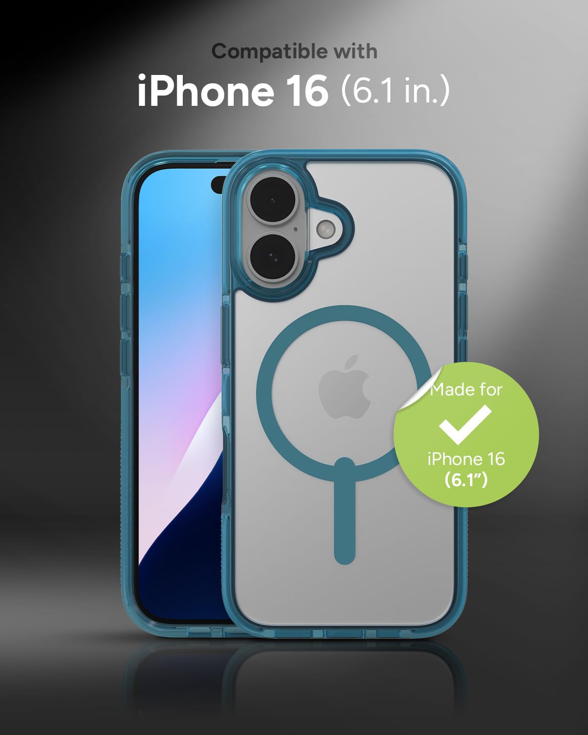Foto 2 | Funda De Teléfono Zagg Santa Cruz Snap Para Iphone 16 Con Magsafe - Venta Internacional.