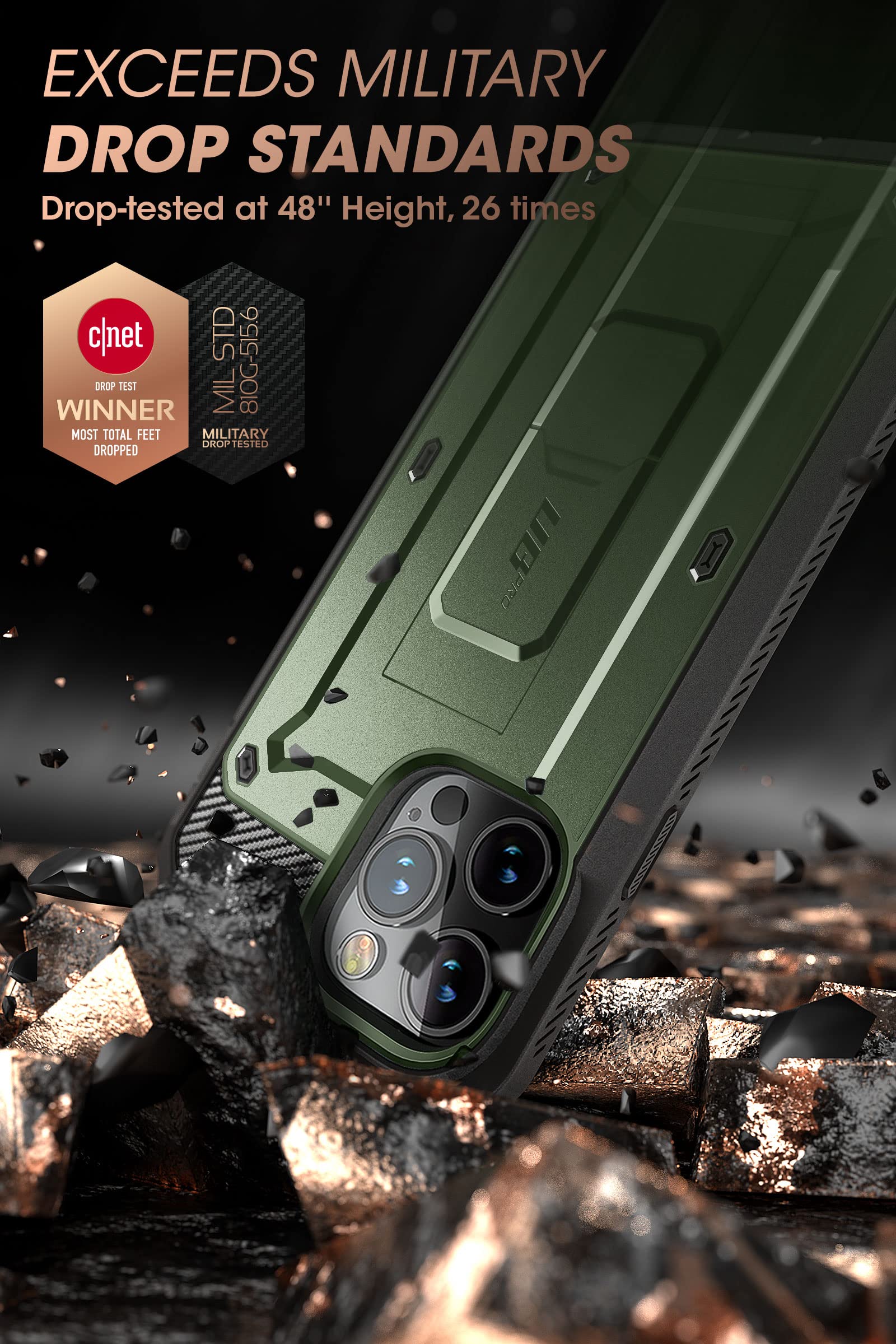 Foto 4 pulgar | Funda Para Teléfono Supcase Outdoor Unicorn Beetle Pro Iphone 14 Pro - Venta Internacional.