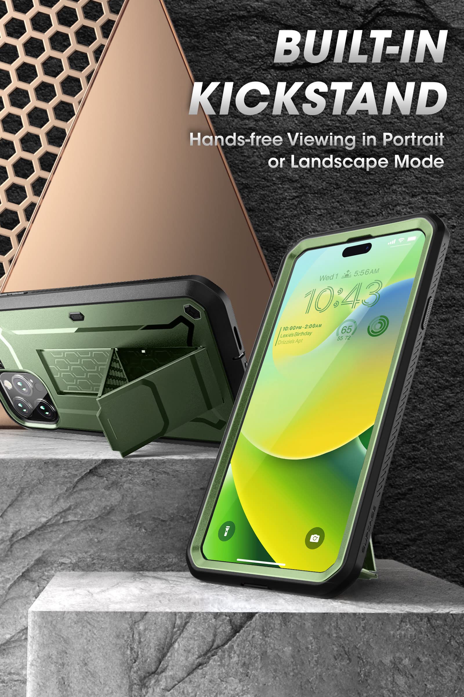 Foto 5 pulgar | Funda Para Teléfono Supcase Outdoor Unicorn Beetle Pro Iphone 14 Pro - Venta Internacional.