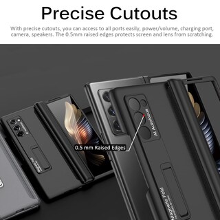 Foto 5 | Funda Miimall Para Galaxy Z Fold 2 Con Soporte Y Bisagra Magnética, Color Negro - Venta Internacional.