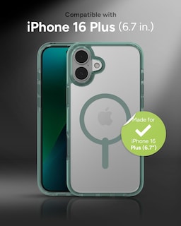 Foto 2 | Funda De Teléfono Zagg Santa Cruz Snap Para Iphone 16 Plus, Color Verde - Venta Internacional.