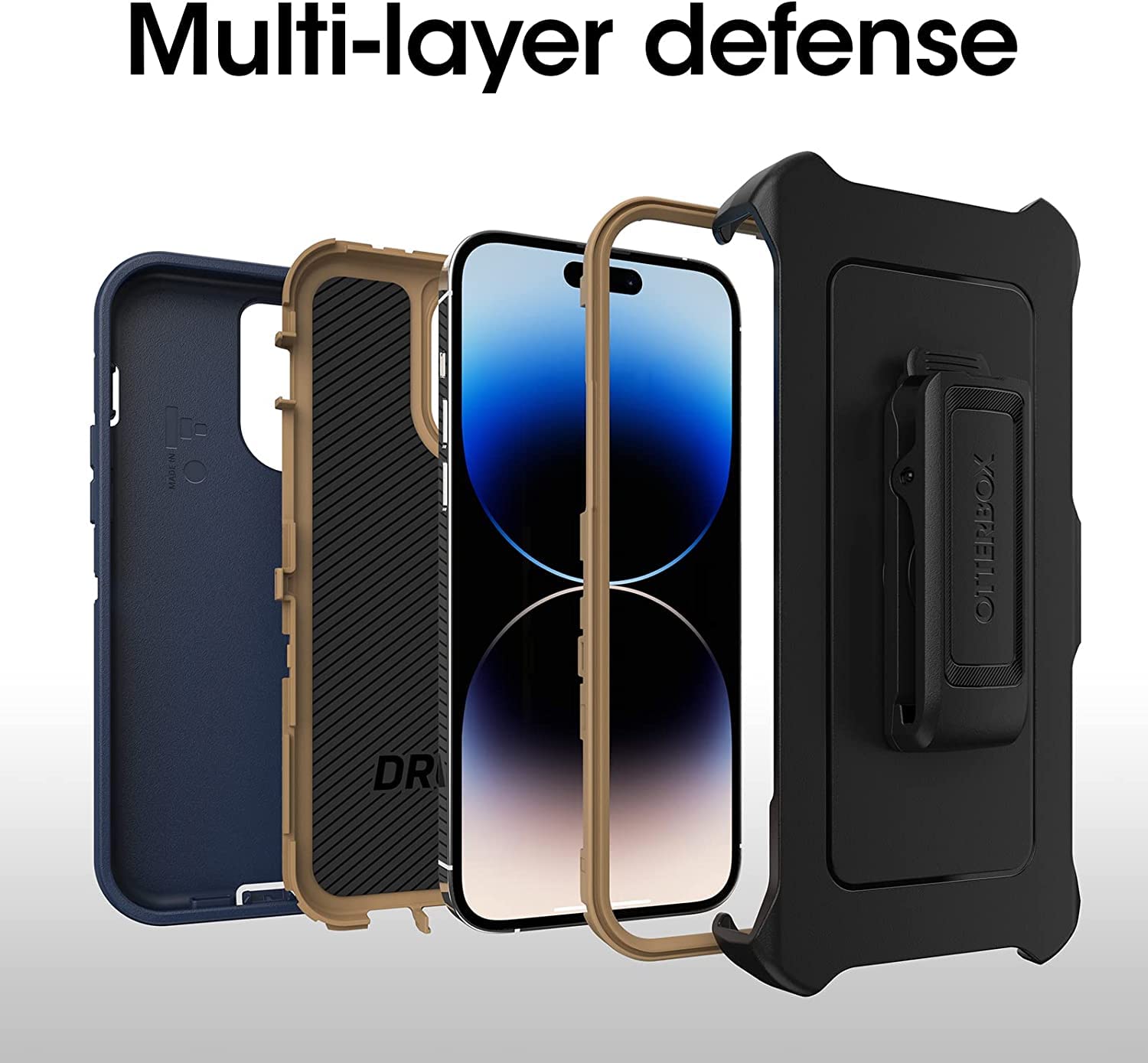 Foto 7 pulgar | Funda De Teléfono Otterbox Defender Series Para Iphone 14 Pro Max - Venta Internacional.