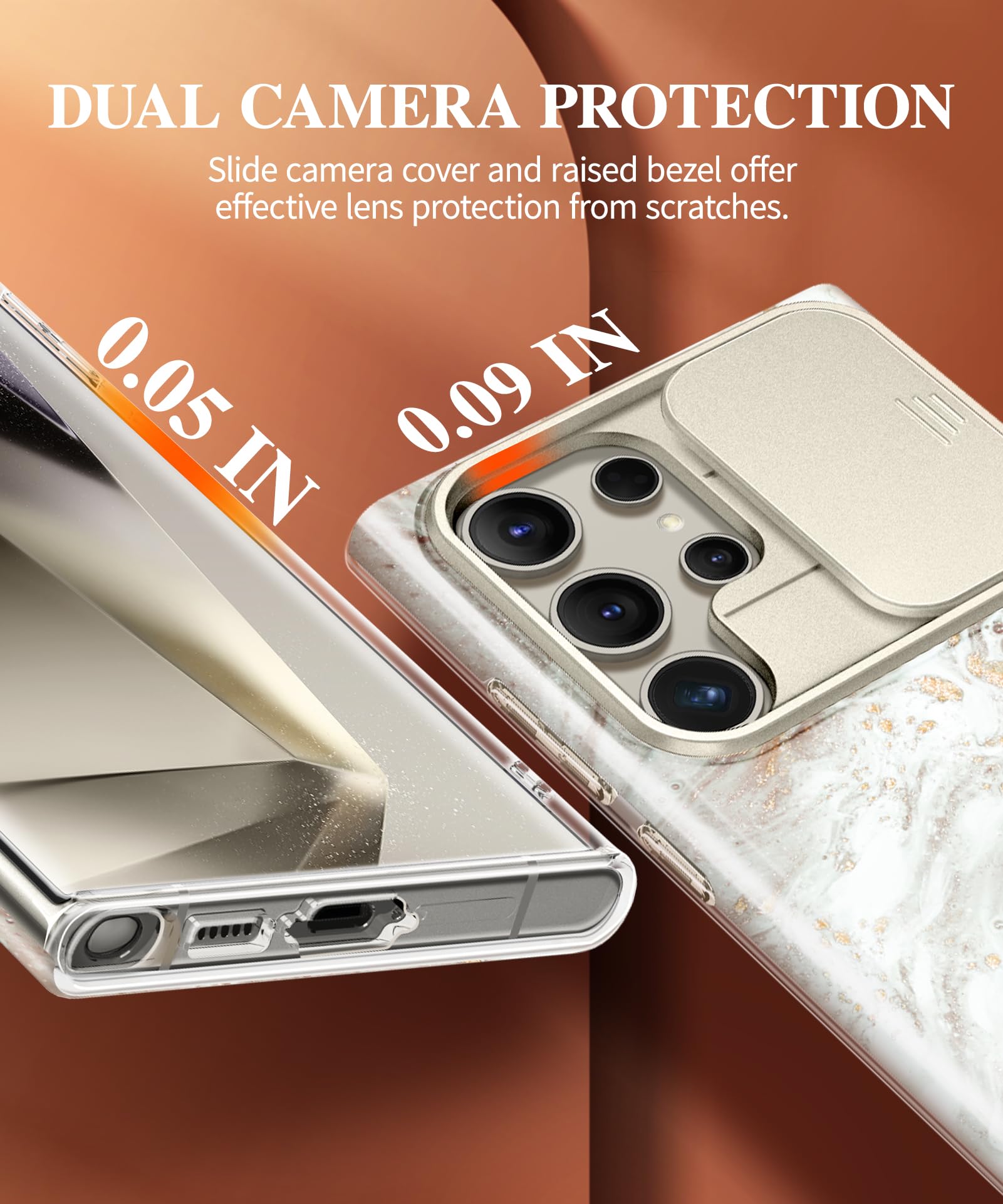 Foto 4 pulgar | Funda De Teléfono Gviewin Diseñada Para Samsung Galaxy S24 Ultra 5g - Venta Internacional.
