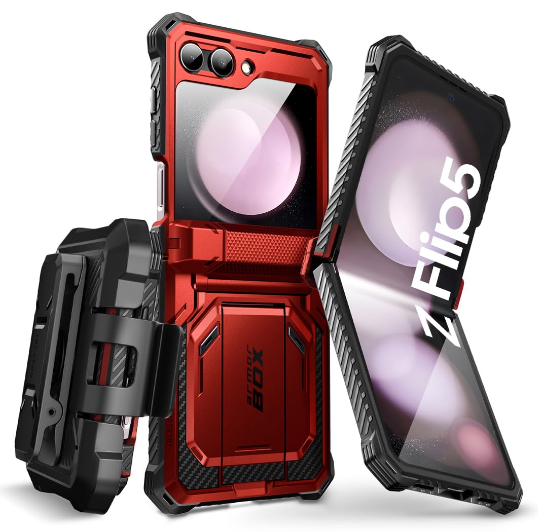 Funda I-blason De La Serie Armorbox Para Samsung Galaxy Z Flip 5 5g - Venta Internacional.