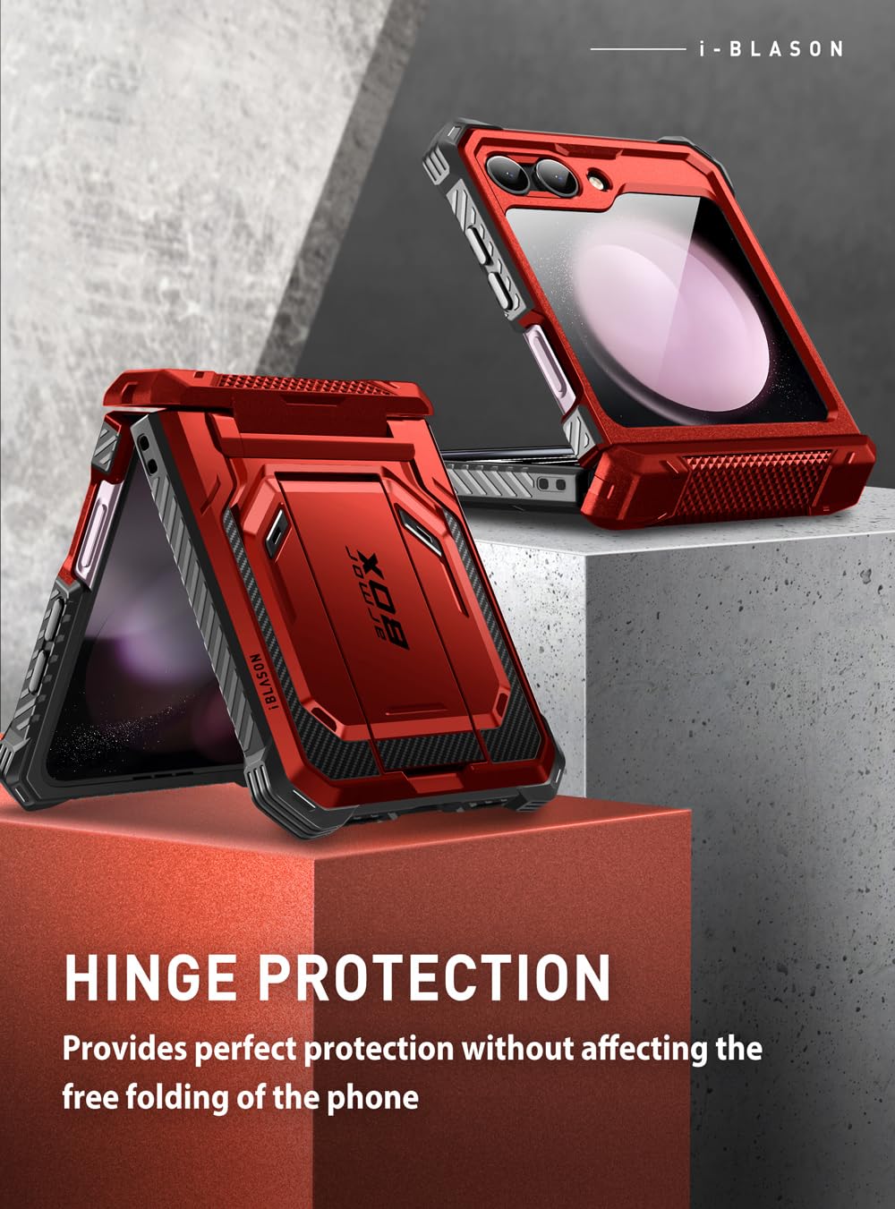 Foto 3 | Funda I-blason De La Serie Armorbox Para Samsung Galaxy Z Flip 5 5g - Venta Internacional.